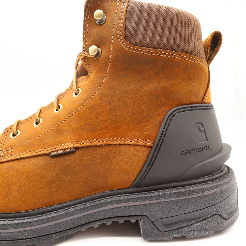Carhartt Modern Ironwood Work Boots Mens 12 M Brown Leather Alloy Toe NWT